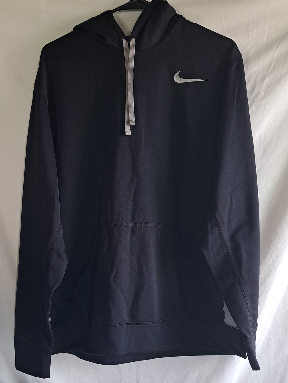 Nike Black Hoodie with Silver Swoosh